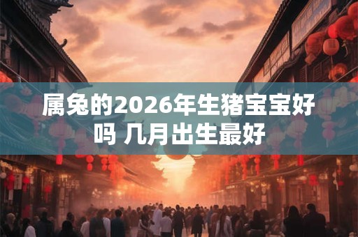 属兔的2026年生猪宝宝好吗 几月出生最好 属兔的2026年生猪宝宝好吗 几月出生最好