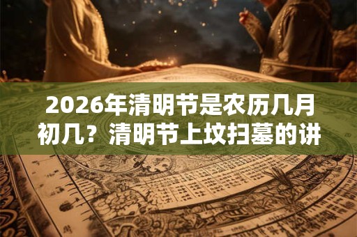 2026年清明节是农历几月初几?清明节上坟扫墓的讲究? 2026年清明节是农历几月初几?清明节上坟扫墓的讲究?