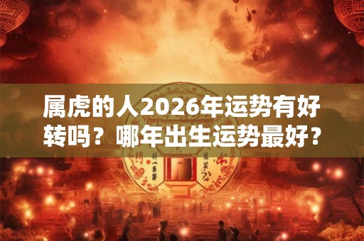属虎的人2026年运势有好转吗?哪年出生运势最好? 属虎的人2026年运势有好转吗?哪年出生运势最好?