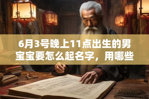 6月3号晚上11点出生的男宝宝要怎么起名字,用哪些字好 6月3号晚上11点出生的男宝宝要怎么起名字,用哪些字好