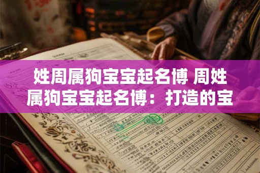 姓周属狗宝宝起名博 周姓属狗宝宝起名博：打造的宝宝名字