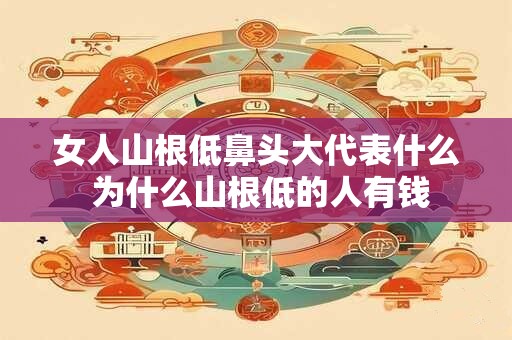 女人山根低鼻头大代表什么 为什么山根低的人有钱