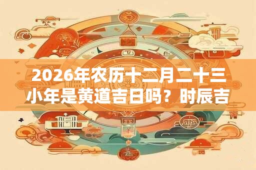 2026年农历十二月二十三小年是黄道吉日吗?时辰吉凶如何? 2026年农历十二月二十三小年是黄道吉日吗?时辰吉凶如何?