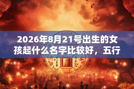 2026年8月21号出生的女孩起什么名字比较好,五行属什么 2026年8月21号出生的女孩起什么名字比较好,五行属什么