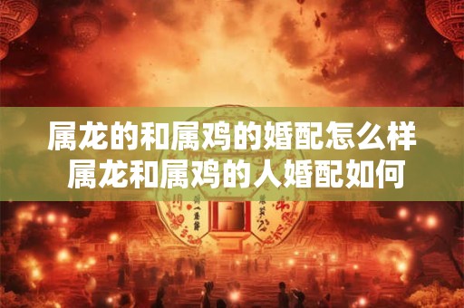 属龙的和属鸡的婚配怎么样 属龙和属鸡的人婚配如何 属龙的和属鸡的婚配怎么样 属龙和属鸡的人婚配如何