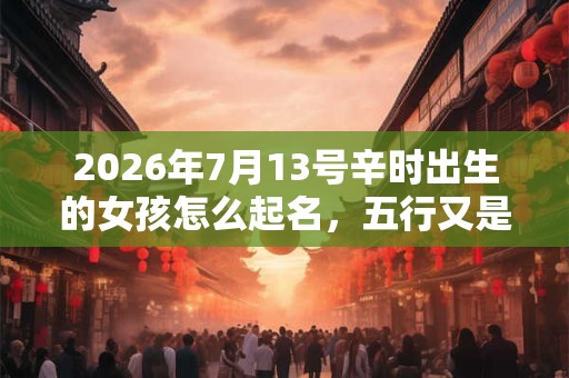 2026年7月13号辛时出生的女孩怎么起名,五行又是什么? 2026年7月13号辛时出生的女孩怎么起名,五行又是什么?