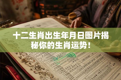 十二生肖出生年月日图片揭秘你的生肖运势！