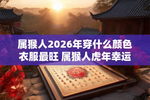 属猴人2026年穿什么颜色衣服最旺 属猴人虎年幸运色是什么 属猴人2026年穿什么颜色衣服最旺 属猴人虎年幸运色是什么