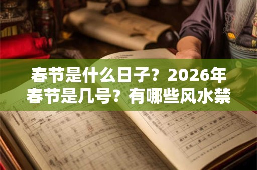 春节是什么日子？2026年春节是几号？有哪些风水禁忌？