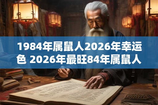 1984年属鼠人2026年幸运色 2026年最旺84年属鼠人的吉祥色