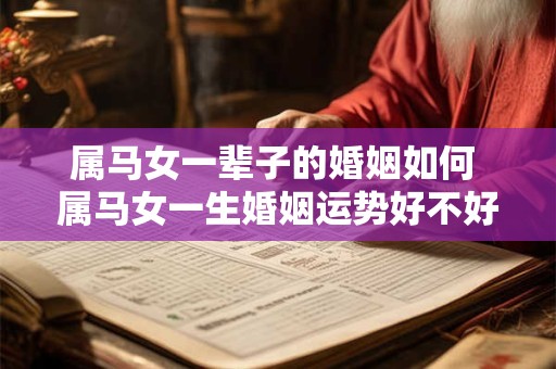 属马女一辈子的婚姻如何 属马女一生婚姻运势好不好 属马女一辈子的婚姻如何 属马女一生婚姻运势好不好