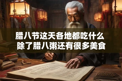 腊八节这天各地都吃什么 除了腊八粥还有很多美食