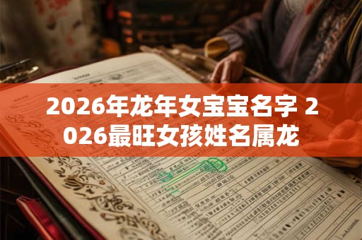 2026年龙年女宝宝名字 2026最旺女孩姓名属龙 2026年龙年女宝宝名字 2026最旺女孩姓名属龙