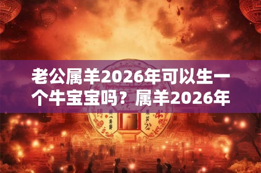 老公属羊2026年可以生一个牛宝宝吗？属羊2026年犯太岁吗？