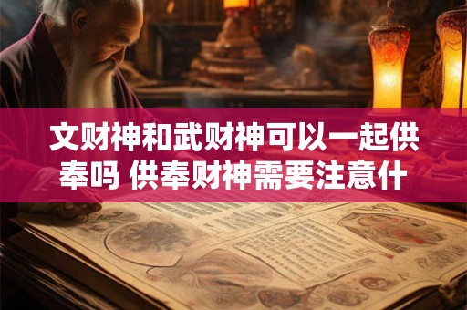 文财神和武财神可以一起供奉吗 供奉财神需要注意什么 文财神和武财神可以一起供奉吗 供奉财神需要注意什么
