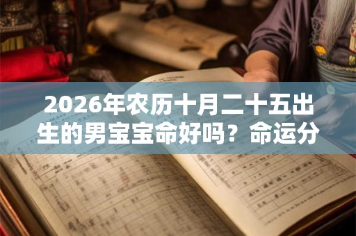 2026年农历十月二十五出生的男宝宝命好吗?命运分析 2026年农历十月二十五出生的男宝宝命好吗?命运分析