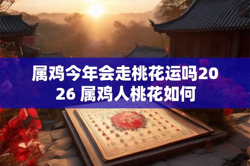 属鸡今年会走桃花运吗2026 属鸡人桃花如何