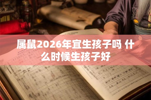 属鼠2026年宜生孩子吗 什么时候生孩子好 属鼠2026年宜生孩子吗 什么时候生孩子好