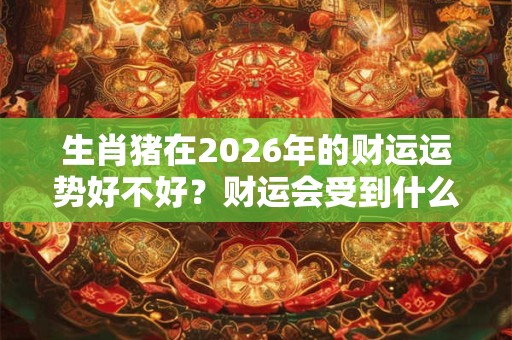 生肖猪在2026年的财运运势好不好?财运会受到什么影响? 生肖猪在2026年的财运运势好不好?财运会受到什么影响?
