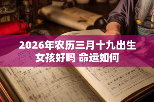 2026年农历三月十九出生女孩好吗 命运如何 2026年农历三月十九出生女孩好吗 命运如何