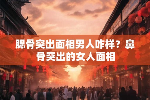 腮骨突出面相男人咋样？鼻骨突出的女人面相