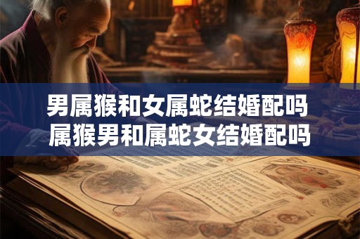 男属猴和女属蛇结婚配吗 属猴男和属蛇女结婚配吗