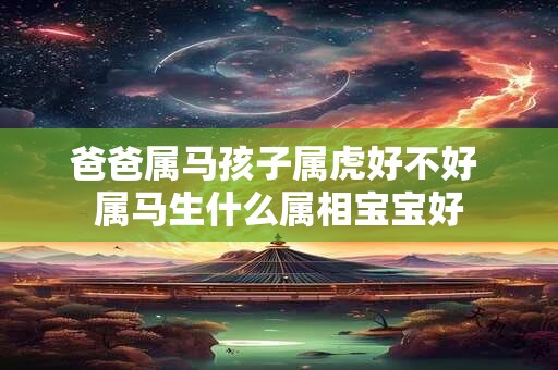 爸爸属马孩子属虎好不好 属马生什么属相宝宝好