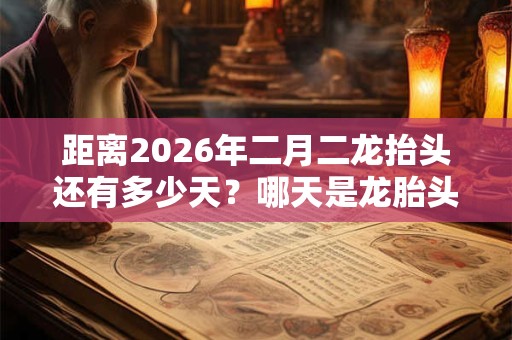 距离2026年二月二龙抬头还有多少天?哪天是龙胎头? 距离2026年二月二龙抬头还有多少天?哪天是龙胎头?
