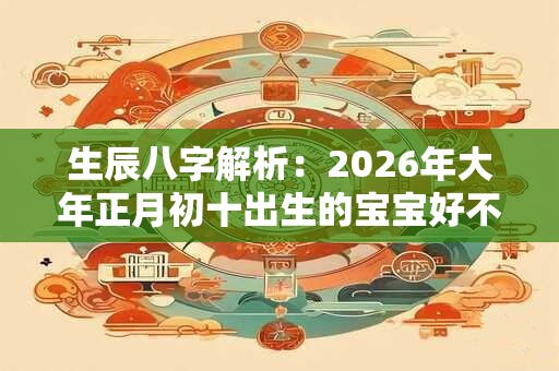 生辰八字解析：2026年大年正月初十出生的宝宝好不好 是什么命