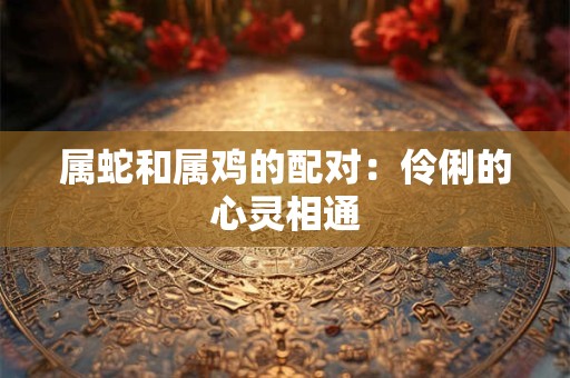 属蛇和属鸡的配对:伶俐的心灵相通 属蛇和属鸡的配对:伶俐的心灵相通