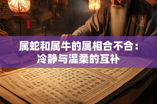 属蛇和属牛的属相合不合：冷静与温柔的互补