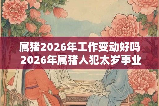 属猪2026年工作变动好吗 2026年属猪人犯太岁事业运