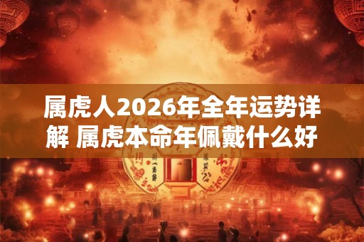 属虎人2026年全年运势详解 属虎本命年佩戴什么好