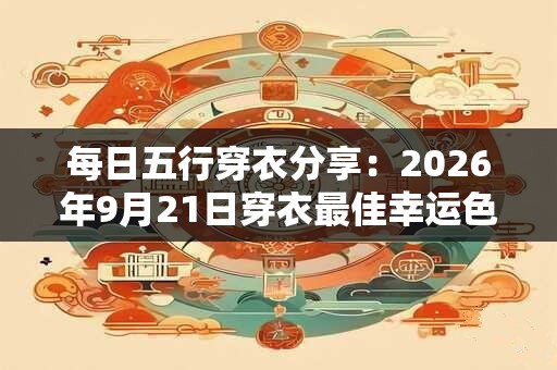 每日五行穿衣分享：2026年9月21日穿衣最佳幸运色