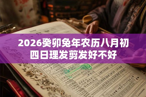 2026癸卯兔年农历八月初四日理发剪发好不好