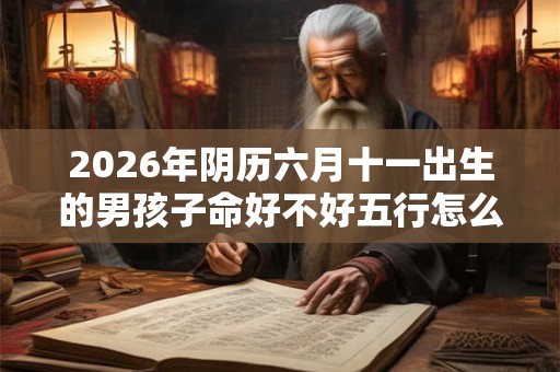 2026年阴历六月十一出生的男孩子命好不好五行怎么样 2026年阴历六月十一出生的男孩子命好不好五行怎么样
