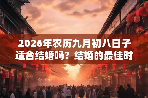 2026年农历九月初八日子适合结婚吗？结婚的最佳时间？