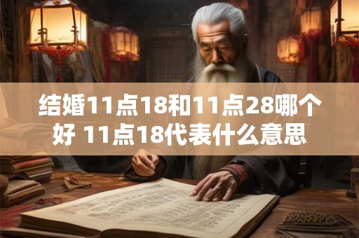结婚11点18和11点28哪个好 11点18代表什么意思