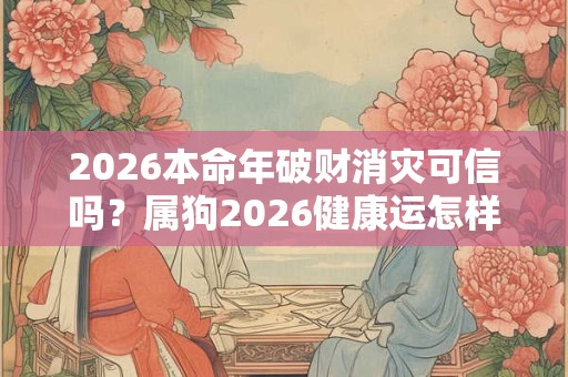 2026本命年破财消灾可信吗？属狗2026健康运怎样？