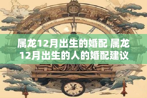 属龙12月出生的婚配 属龙12月出生的人的婚配建议 属龙12月出生的婚配 属龙12月出生的人的婚配建议