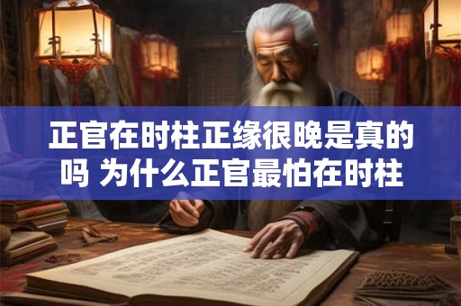 正官在时柱正缘很晚是真的吗 为什么正官最怕在时柱
