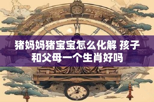 猪妈妈猪宝宝怎么化解 孩子和父母一个生肖好吗