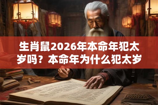 生肖鼠2026年本命年犯太岁吗？本命年为什么犯太岁？
