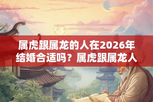 属虎跟属龙的人在2026年结婚合适吗？属虎跟属龙人婚配好吗？