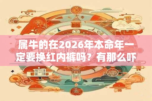 属牛的在2026年本命年一定要换红内裤吗？有那么吓人吗？