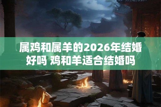 属鸡和属羊的2026年结婚好吗 鸡和羊适合结婚吗 属鸡和属羊的2026年结婚好吗 鸡和羊适合结婚吗