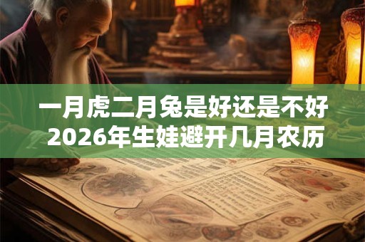 一月虎二月兔是好还是不好 2026年生娃避开几月农历