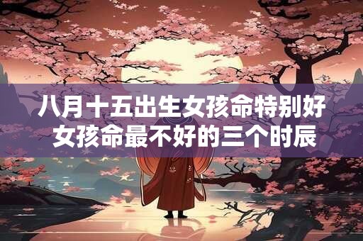 八月十五出生女孩命特别好 女孩命最不好的三个时辰