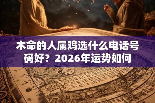木命的人属鸡选什么电话号码好？2026年运势如何