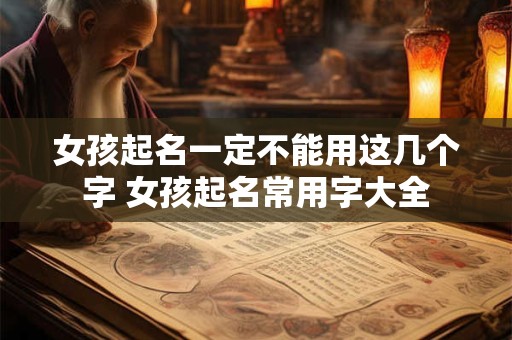 女孩起名一定不能用这几个字 女孩起名常用字大全 女孩起名一定不能用这几个字 女孩起名常用字大全